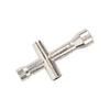 124 M2 Locknut Metal Lock Nut Selflocking Nut with Cross Wrench for Axial Scx24 AXI90081(Silver )