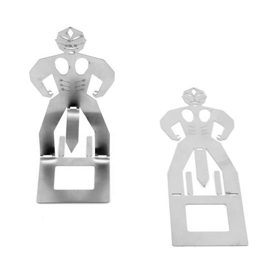 Griglia Portasalsicce Divertente Acciaio Inossidabile Porta Hot Dog Stabile Leggero Strumento per Grigliare BBQ per Campeggio Picnic all'Aperto Giardino Riutilizzabile Accessori BBQ