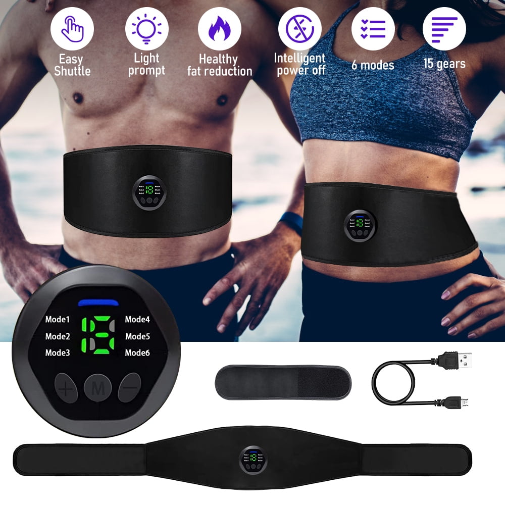 Abdominal Fitness Belt Abdomen Body Slimming Shaping Belt Trainer Electric Muscle Stimulator Weight Lost Fitness Equipment
