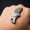 Portable Titanium Material Bottle Opener Practical Design Quirky Style EDC Cutter Compact Corkscrew Outdoor Activities