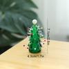 1PC Cartoon Image Handcrafted Fairy Garden Exquisite Glass Cute Christmas Tree Ornament Mini Santa Claus Figurines Desk Ornaments