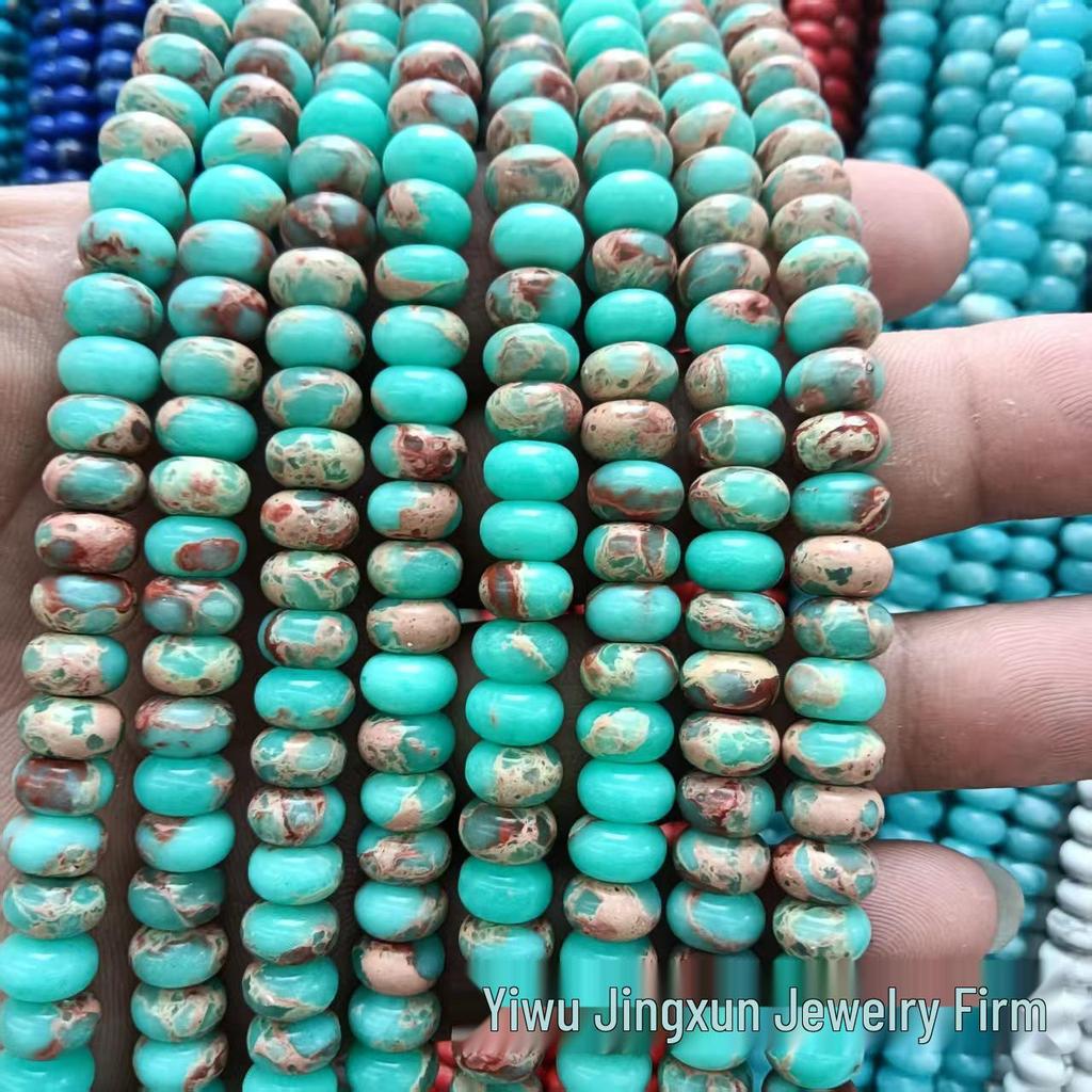 100 Natural Stone 5x8mm Abacus Beads for Jewelry Making – Bracelets & Necklaces