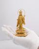 Tiny Buddha Kisshoten standing statue 11cm Joruriji style gold paint Buddha wood ornament Kisshoten - (wood boxwood, finish) - statue, figure,