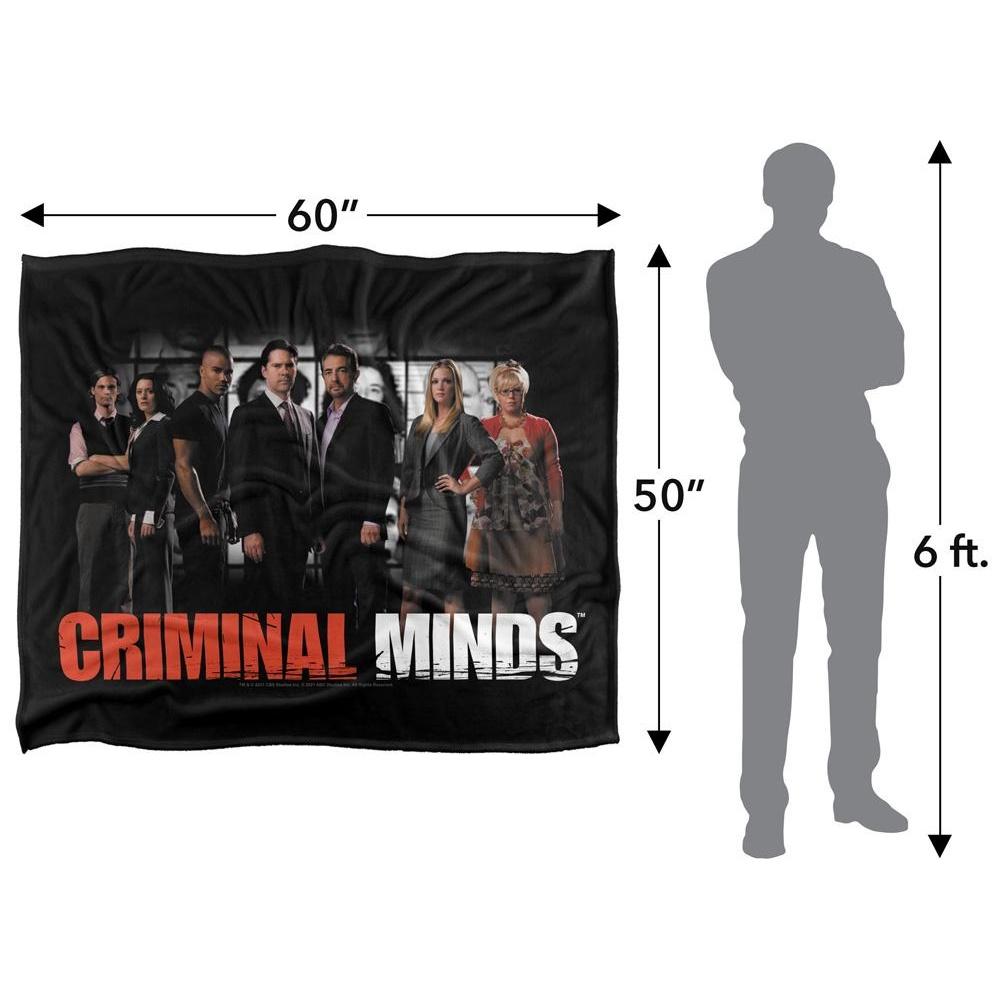 Criminal Minds The Brain Trust Silky Supersoft Blanket