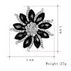 Fashion Rhinestone Flower Brooches For Women Elegant Clothing Pins Party Jewelry Gifts