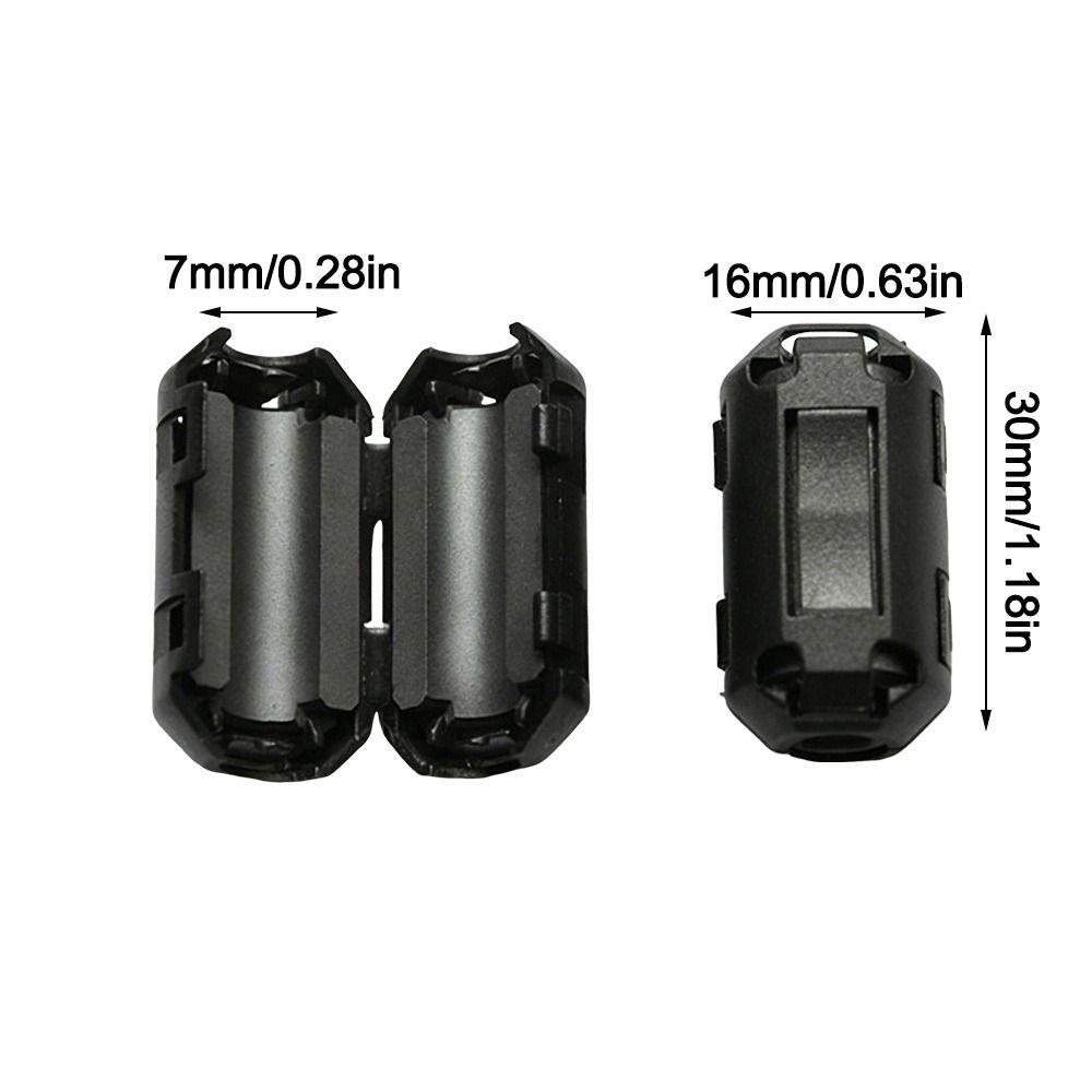 10pcs Inner Diameter 3.5/5/7/9/13/15mm Degaussing Filter UI850 Buckle Filter  Degaussing Application