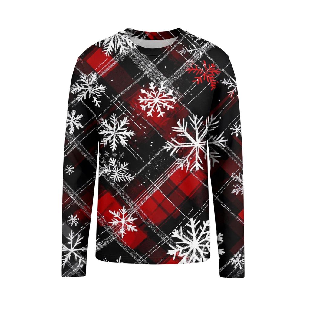 Men's Christmas Long Sleeve Neck T-Shirt