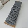 Soft Skin-Friendly Sweat-absorbent Knitted Leg Warmers White Leg Guards Korean Ins Style Foot Covers College JK Slouch Socks