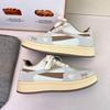 Women's Versatile 2025 Spring/Autumn Thick-Soled Fashionable White Shoes - Perfect with Skirts, Cute Board Shoes