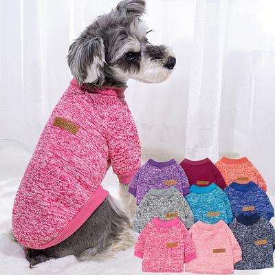 Puppy Cat Jacket Winter Warm Clothes for Small Dogs Coat Classic Pet Pullover Clothing Outfit Sweatshirts Casual Pet Costumes