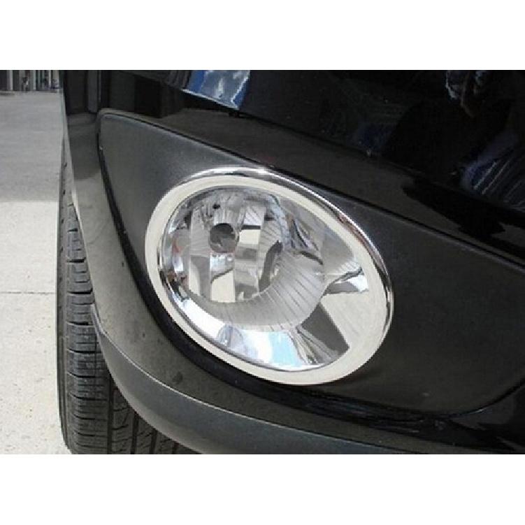 For Hyundai Santa Fe 2010 2011 2012 Chrome Head Front Fog Lights Lamp Cover Trim