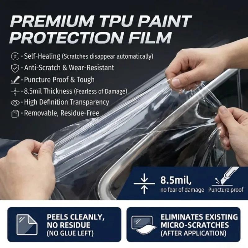 TPU Transparent Protective Film For Toyota Prius -2024 Car Dashboard Navigation Screen Protection Film Anti-Scratch Sticker