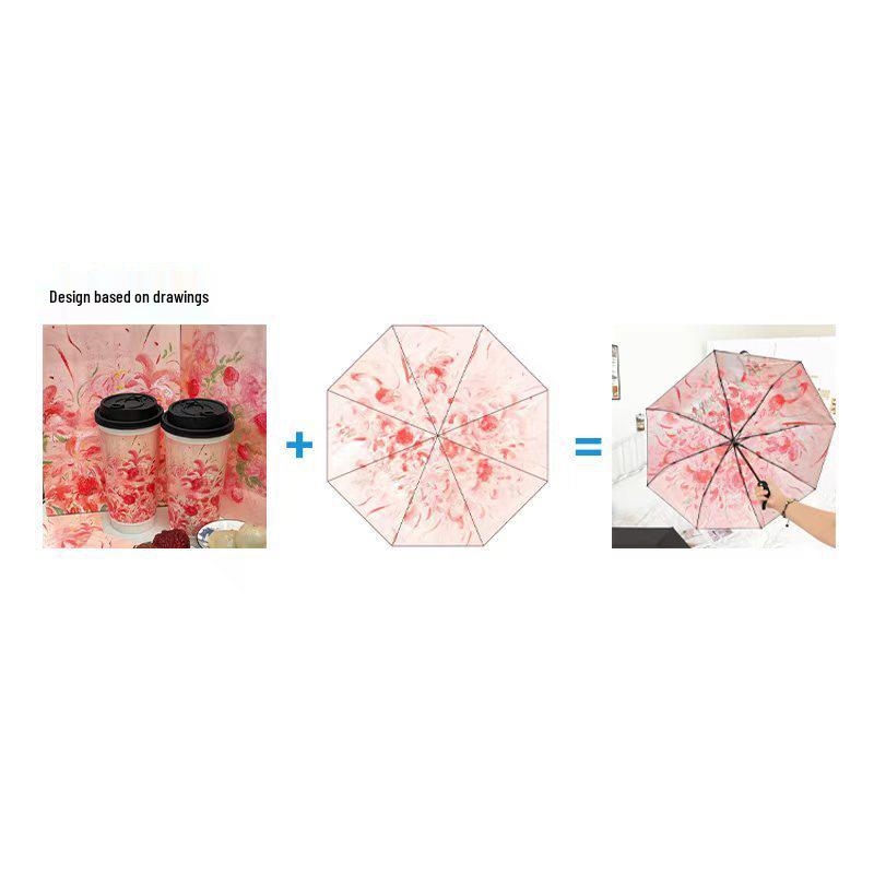 Stylish Automatic Folding Umbrella for Women - Sun & Rain Protection Parasol