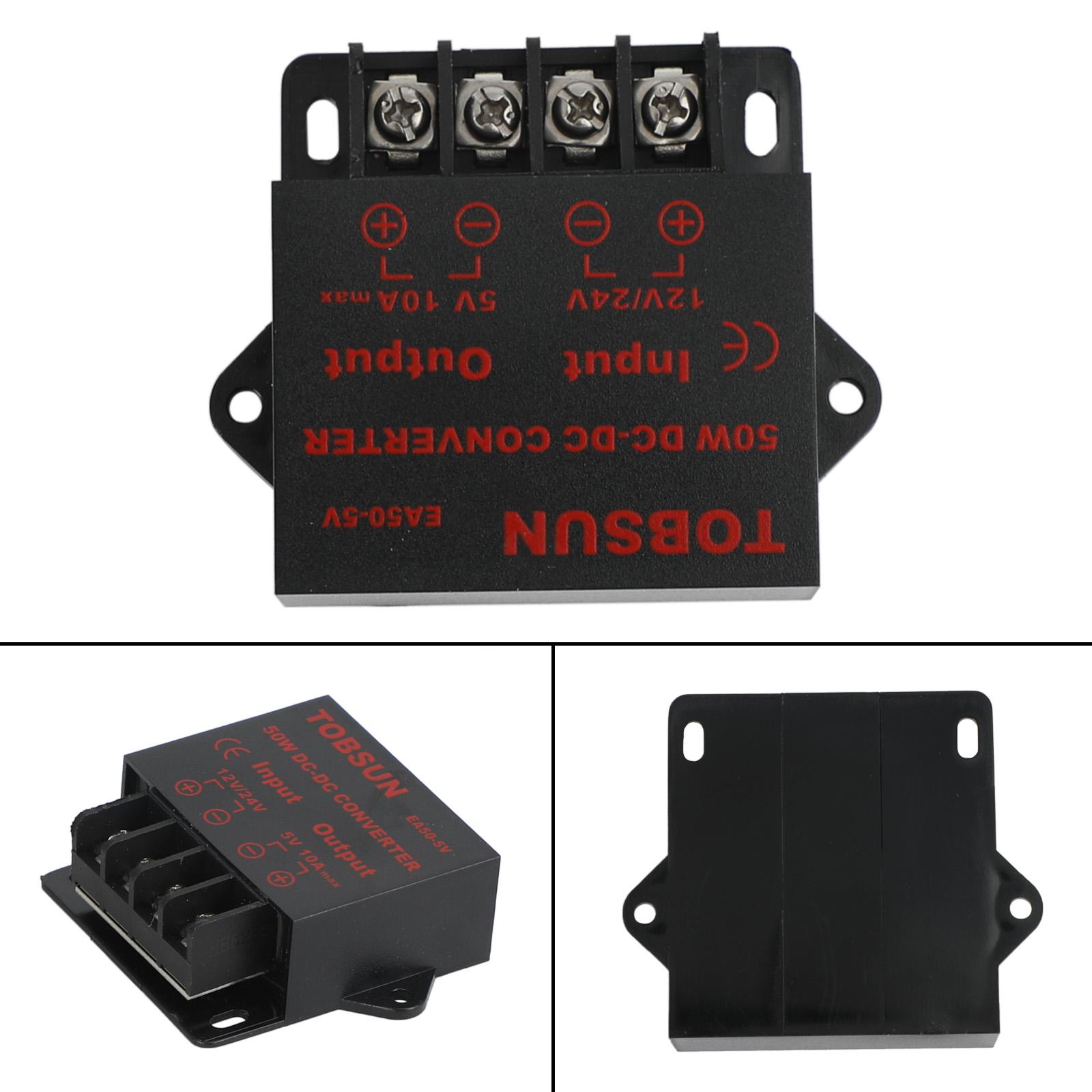 

Voltage Converter DC 12/24V To 5V 10A 50W Power Adapter Step Down Regulator