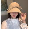 Wide Brim Bucket Hat Lace-up Fisherman Cap Casual Duck Tongue Cap  Women Girls Wear