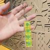 Four-key Transparent Light-up PC Decompression Keyboard Toy Keychain