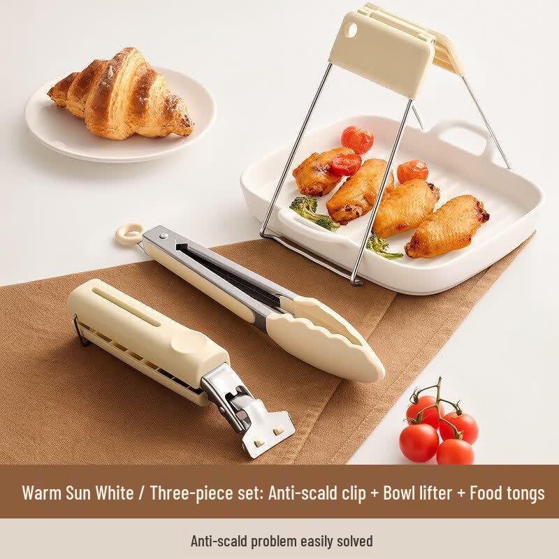 Stainless Steel Anti-Scald Bowl & Plate Gripper
