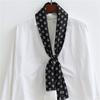 Korean Version of Spring and Summer Long Silk Scarves, Small Scarves, Scarves, Women's Versatile Printing Thin and Narrow Headbands Are Very Good Yao