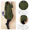 Long Sleeve Tunic Crew Solid Loose Plus Perfect for and Winter [MzcoYmm] Women's Knee-Length Dress, Neck, Color, Fit, Sizes, Flattering, Beautiful,