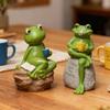 2Pieces Ergonomic Crafting Accessories Moulds Frogs Shape Silicone Texture for Resin Creations Unique Gift Making Ideas