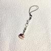 Lovely Cat Phone Charm Pendant Creative Creative Animal Keychain Phone Accessory Trendy Beaded Charm for Stylish Women