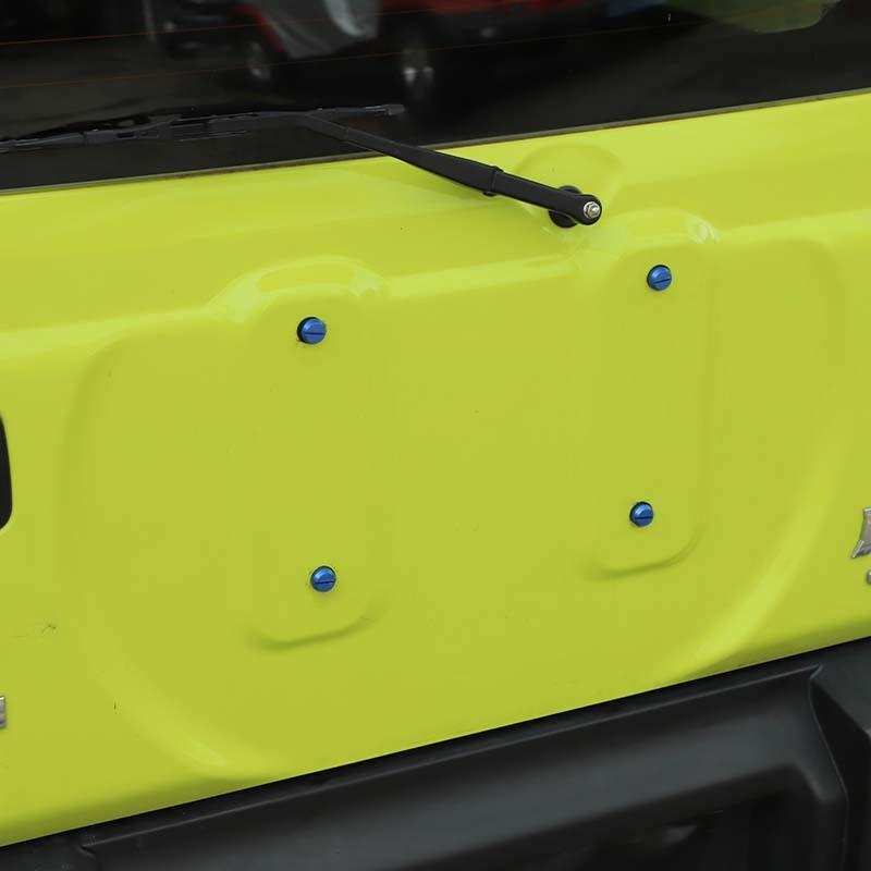 Car Spare Tire Bracket Hole Decorative Screws For Suzuki Jimny 2007 Up Interior Accessories