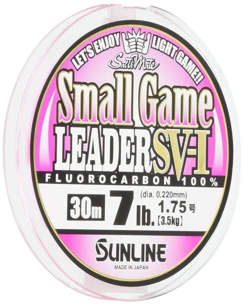 SUNLINE Stealth Color for Light Salt Fluoroline Salt Mate Small Game Leader SV-I 30m 1.75 7lb (3.5kg) Magical Pink