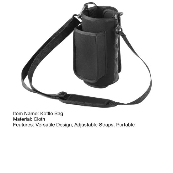 Magnetic Water Bottle Holder Bag with Phone Pocket Towel Buckle Gym Bottle Carrier Pouch Sleeve for Men