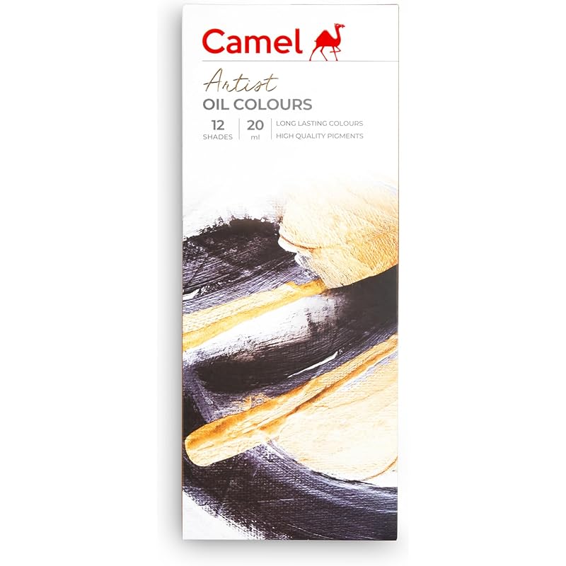 Camel Artists Oil Color Box-20Ml Tubes,12 Shades,Yellow