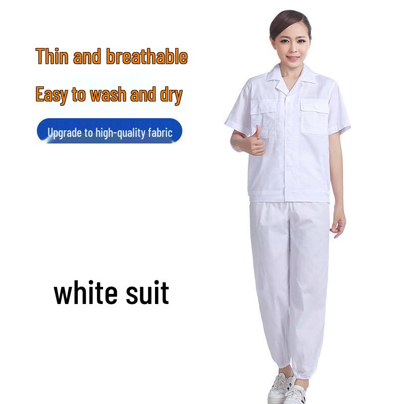 Xin anshi Short Sleeve Food Industry Work Uniform M