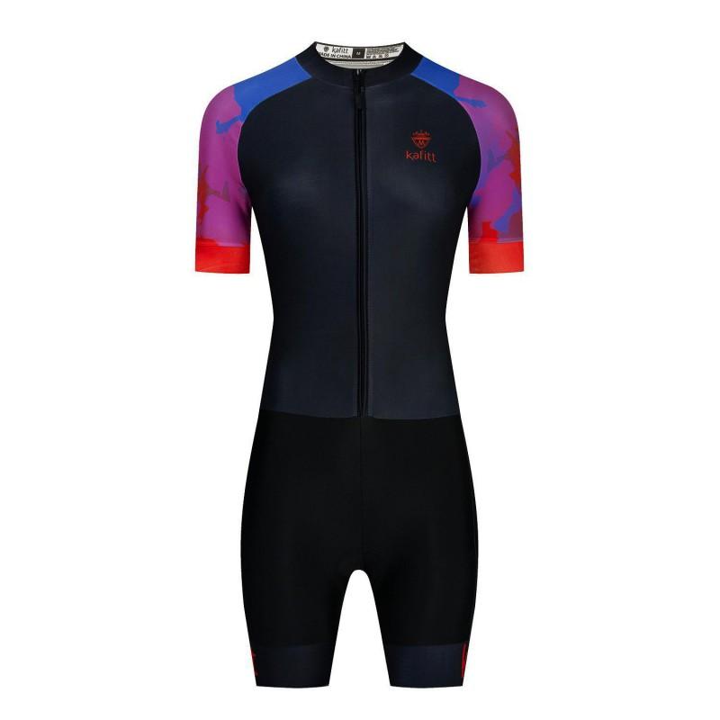 Unisex Quick-Dry Short-Sleeve Cycling Bodysuit Mountain Bike Downhill Trail Riding Outdoor Sport