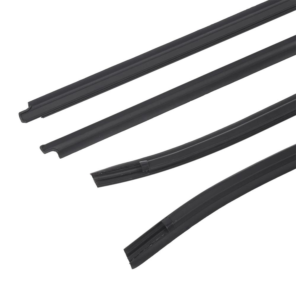 Car Window Weatherstrip Seal Belt Moulding 4Doors Fit For Toyota Hilux 2005-2014