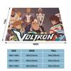 Voltron Legendary Defender Flannel Blankets Action Animation Warrior Funny Throw Blanket for Home 125*100cm Bedspread