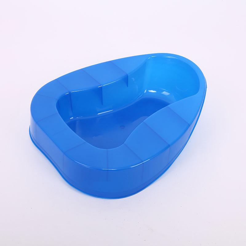 Blue Portable Plastic Commode Pot for Elderly, Pregnant Women, and Bedridden Patients