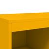Highboard Mustard Yellow 68x39x111.5 Cm Steel