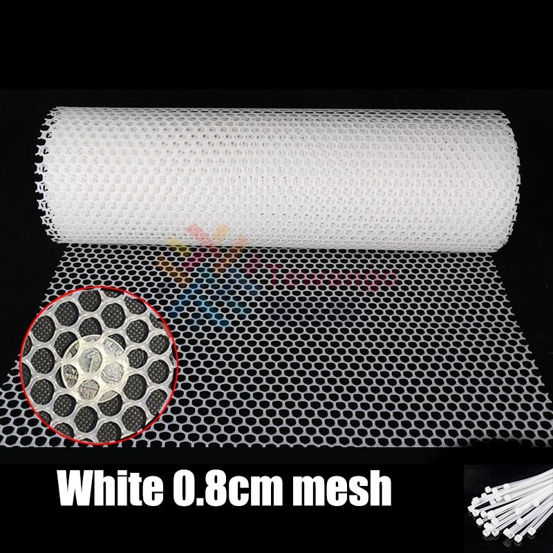 Tewango Anti-Falling Network For Cat Pet Balcony Safety Fence DIY Plastic Mesh Net Stairs Protection 0.8/1.2/1.8cm Grid