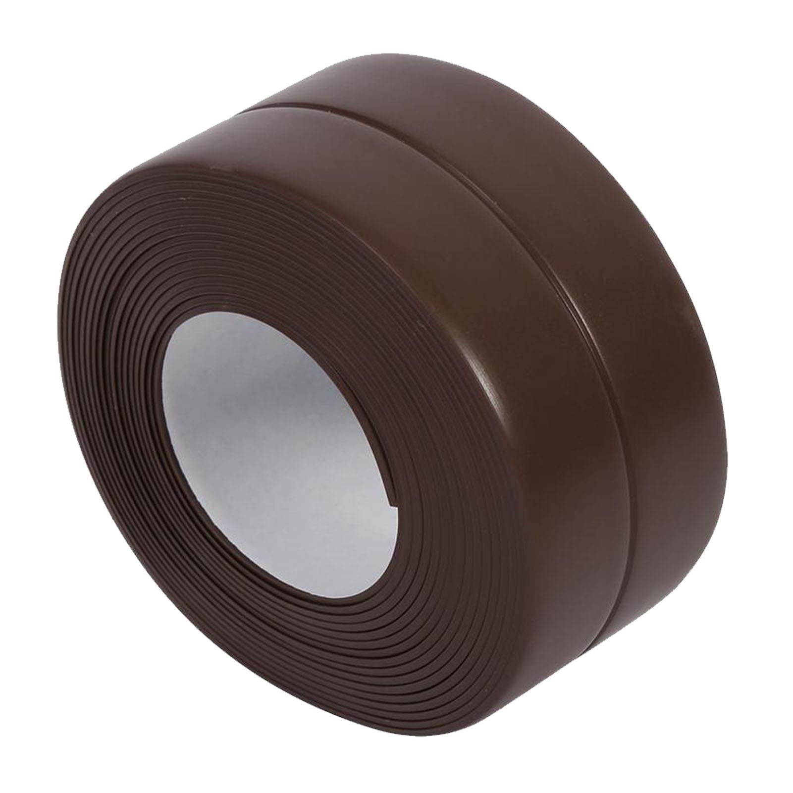 

Самоклеящаяся лента для герметизации ванны и стен, отделка края раковины, кухни 22mm x 3.2m коричневый