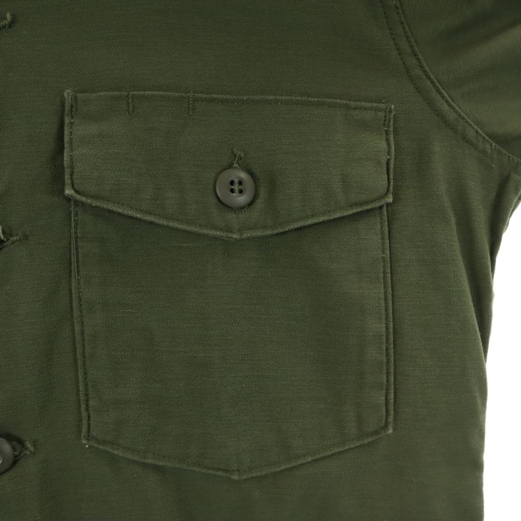 US ARMY 60er Jahre Vintage DSA Dienstbekleidung Langarm Militärhemd khaki Herren Gebraucht