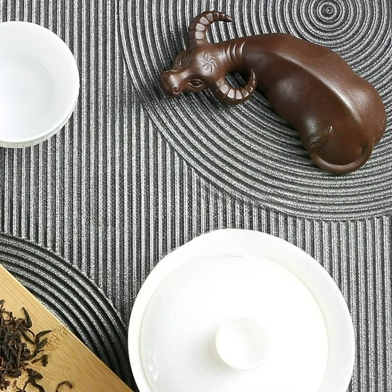 Purple Sand Tea Pet Bull Tea Play Lucky Ornament Boutique Handmade Sculpture Tea Tray Tea Props Can Be Raised