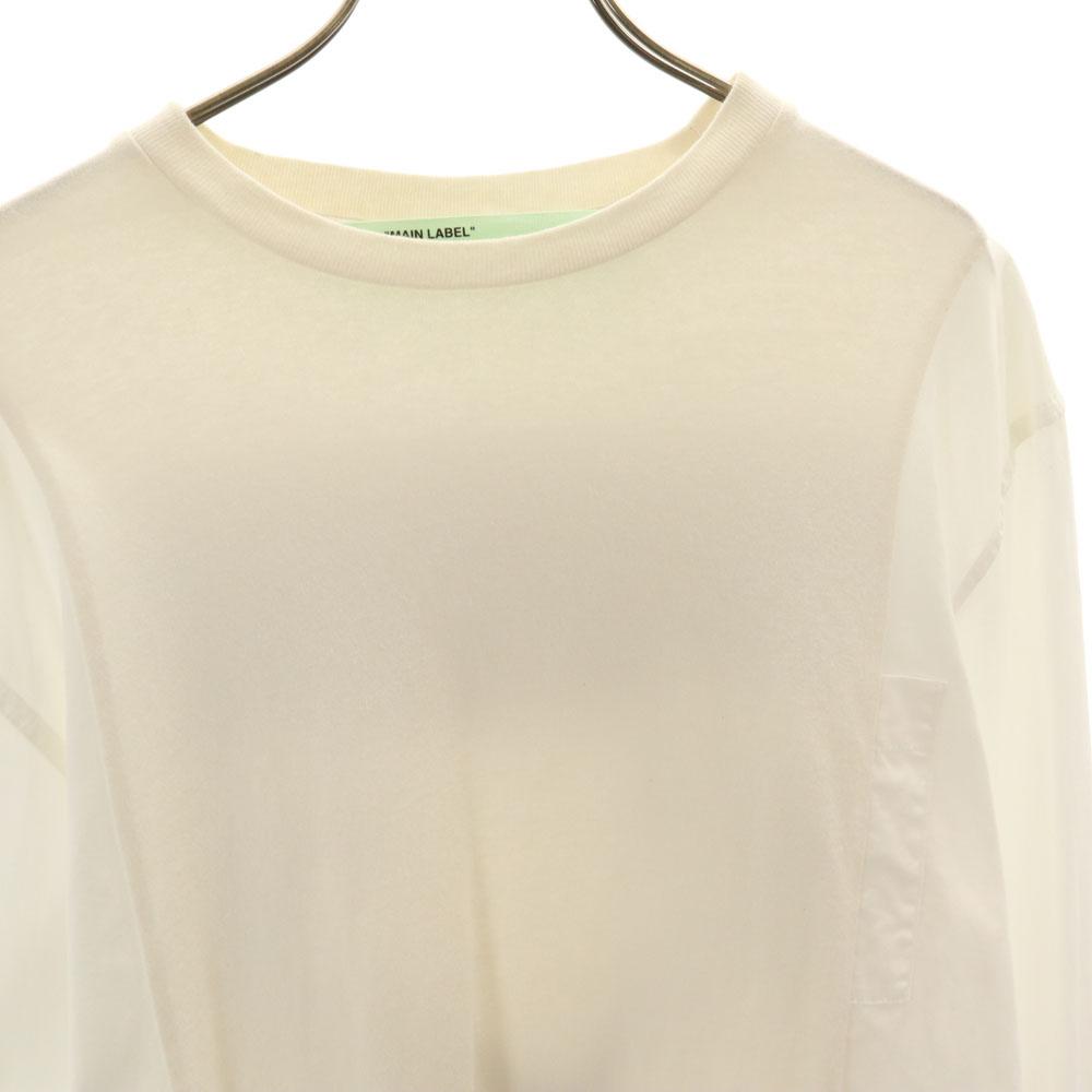 Off-White Made In Italy Long Sleeve Cut M White Men's Used