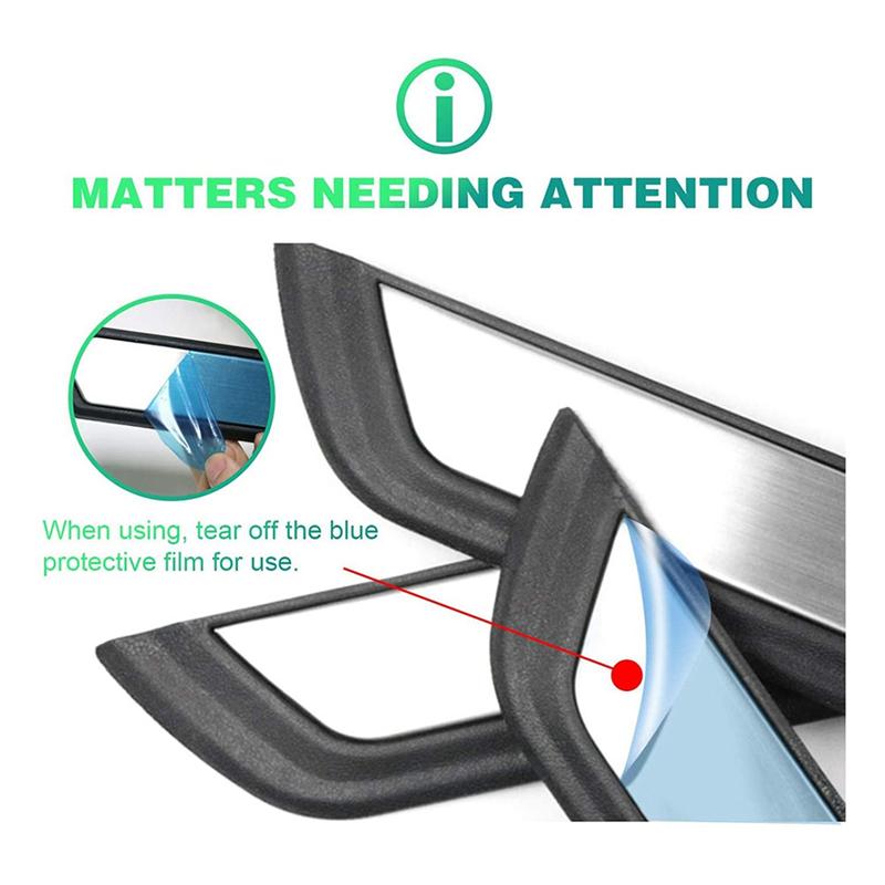 Interior Accessories Door Sill Protector Compatible For Toyota Rav4 2019 2020,RAV4 Door Step Plate
