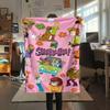 1 Stück Scooby-Doo Aufdruck Flanelldecke, Hohe Qualität, Bequem für alle Jahreszeiten, Heimdekoration, Wärme und Komfort, Perfekt für Weihnachtsgeschenke