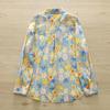 Women Cotton Shirts Floral Print Blouses Casual Lady Tops Long Sleeve Female Clothes Spring Autumn
