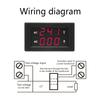 LED Digital Display AC 100.300V Voltmeter 0-100A   Meter(Red Red)