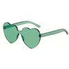 Colorful Candy Style Heart-Shaped Fashionable Glasses - Multiple Colors Available for Holiday Costume Eye Wear