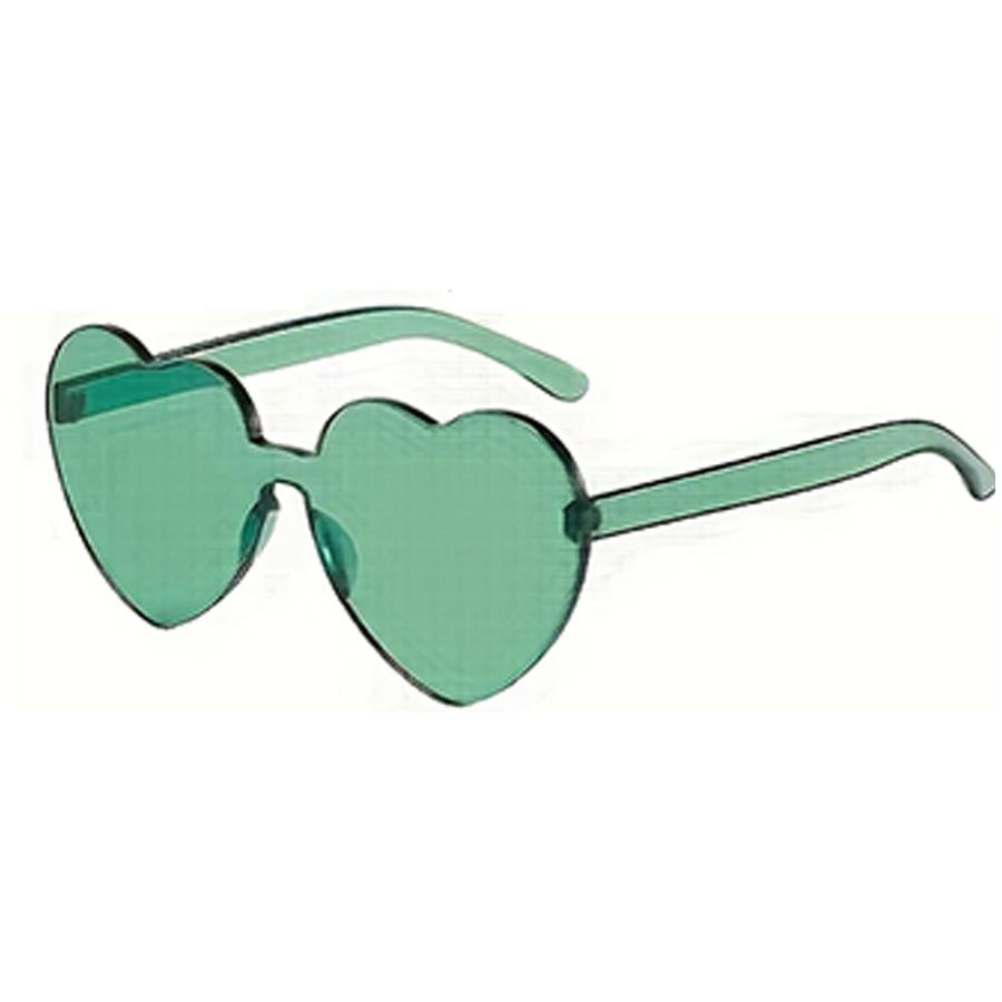 Colorful Candy Style Heart-Shaped Fashionable Glasses - Multiple Colors Available for Holiday Costume Eye Wear