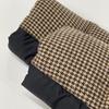 The North Face NYJ1DF90 Beige Houndstooth Long Down Jacket Jacket 80 beigeUsed