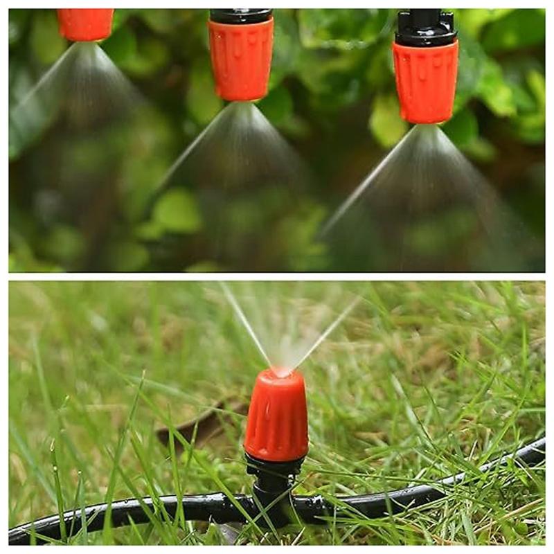 Adjustable Angled Garden Sprinkler Set Drip Irrigation System Heat Resistant For Efficient Watering In Yard And Lawns