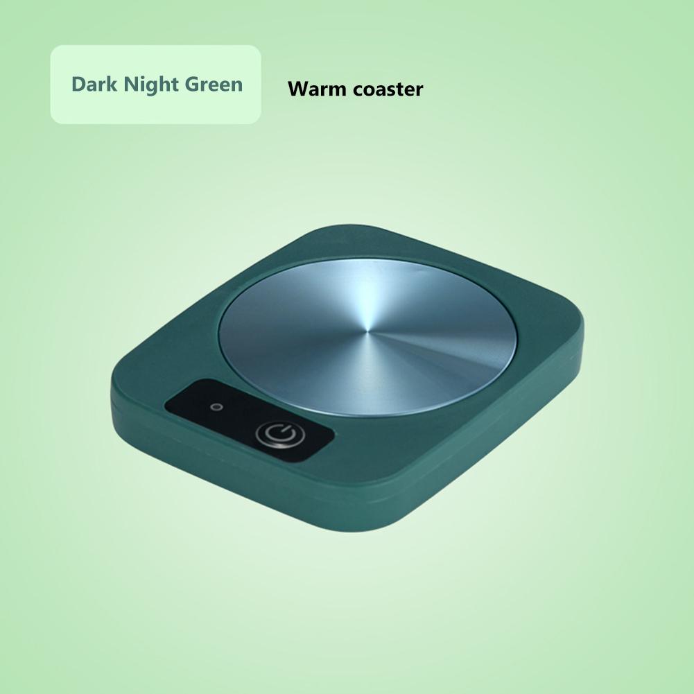 

Подогреватель для кофейной чашки Электрический подогреватель кружки DC 5V USB Подставка с постоянной температурой Подогревающая подставка для молока, чая, воды Теплая подкладка USB Powered зелёный