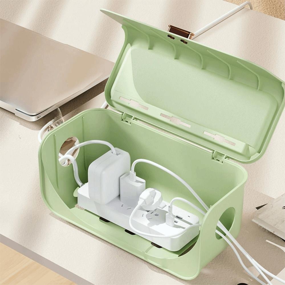 Desktop Waterproof Wire Case Router Board Bracket Cable Storage Box Power Line Storage Case